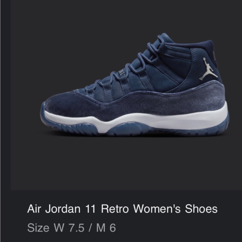 Air Jordan Women’s 11 Midnight Navy Shoes